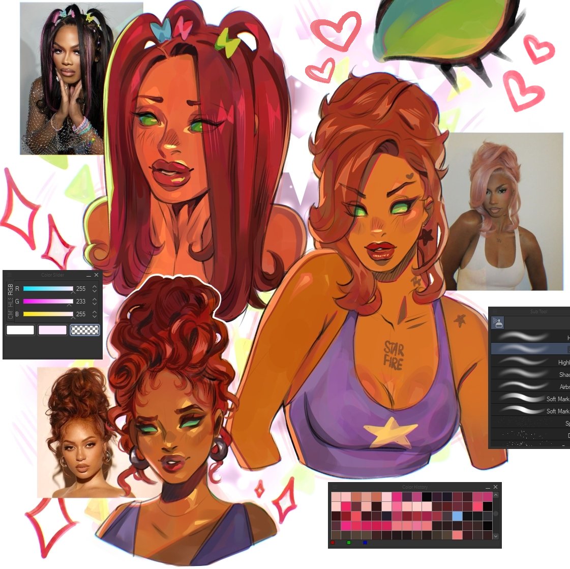 asieybarbie's tweet image. Starfireeee