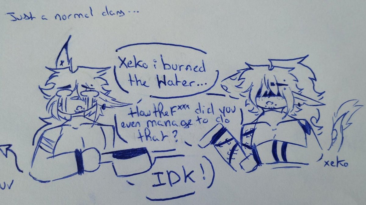 Heart_LessK's tweet image. just wanted to share those monster mini comic i made during my final exams last year