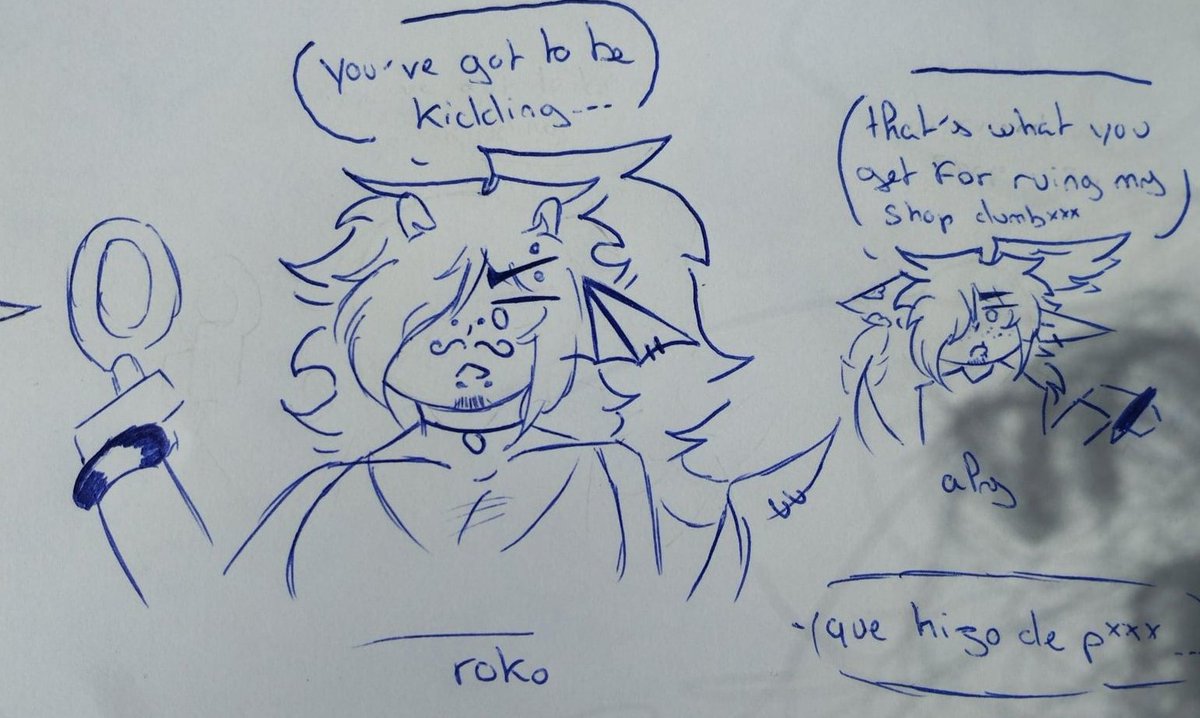 Heart_LessK's tweet image. just wanted to share those monster mini comic i made during my final exams last year