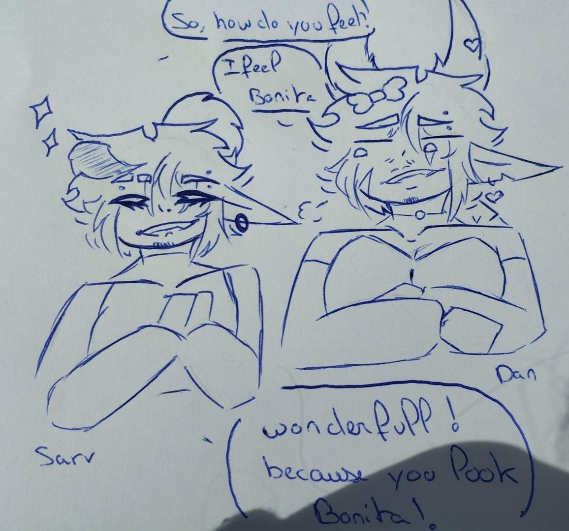 Heart_LessK's tweet image. just wanted to share those monster mini comic i made during my final exams last year