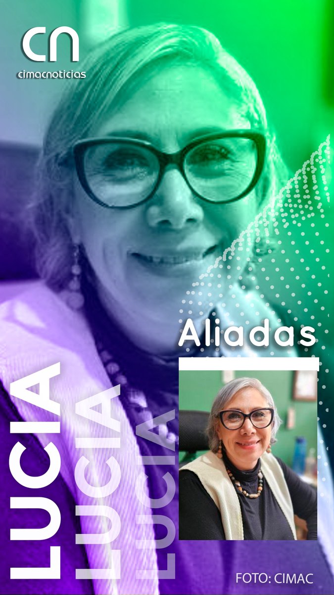 Cimacnoticias's tweet image. Desde su dirección en #CIMAC, Lucía Lagunes Huerta planteó la necesidad de romper con esquemas patriarcales y colocar en la esfera pública a la mitad de la población históricamente excluida: las mujeres. 
📲 Lee #Aliadas: tinyurl.com/AliadasLuciaLH