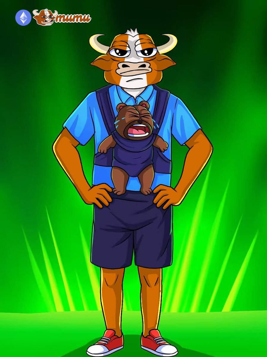 mumucoineth_'s tweet photo. It takes a bigger bull to care for the smols

$MUMU https://t.co/Bfrh0aXki6