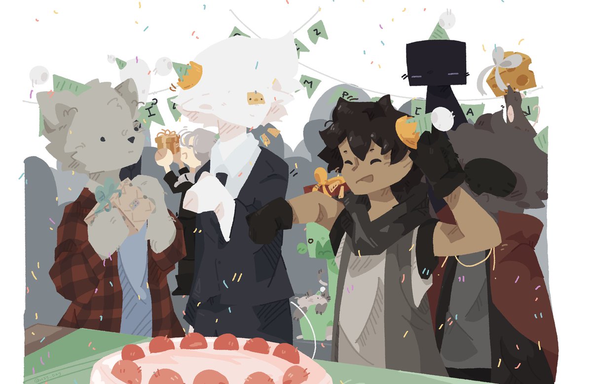 Feliz cumpleaños!! ^^ <a href="/KillerCreeper55/">KillerCreeper55</a> <a href="/Kolopanoco/">Kolo Panoco</a> 

Les deseo un excelente día, y que la pasen muy bien 💕✨