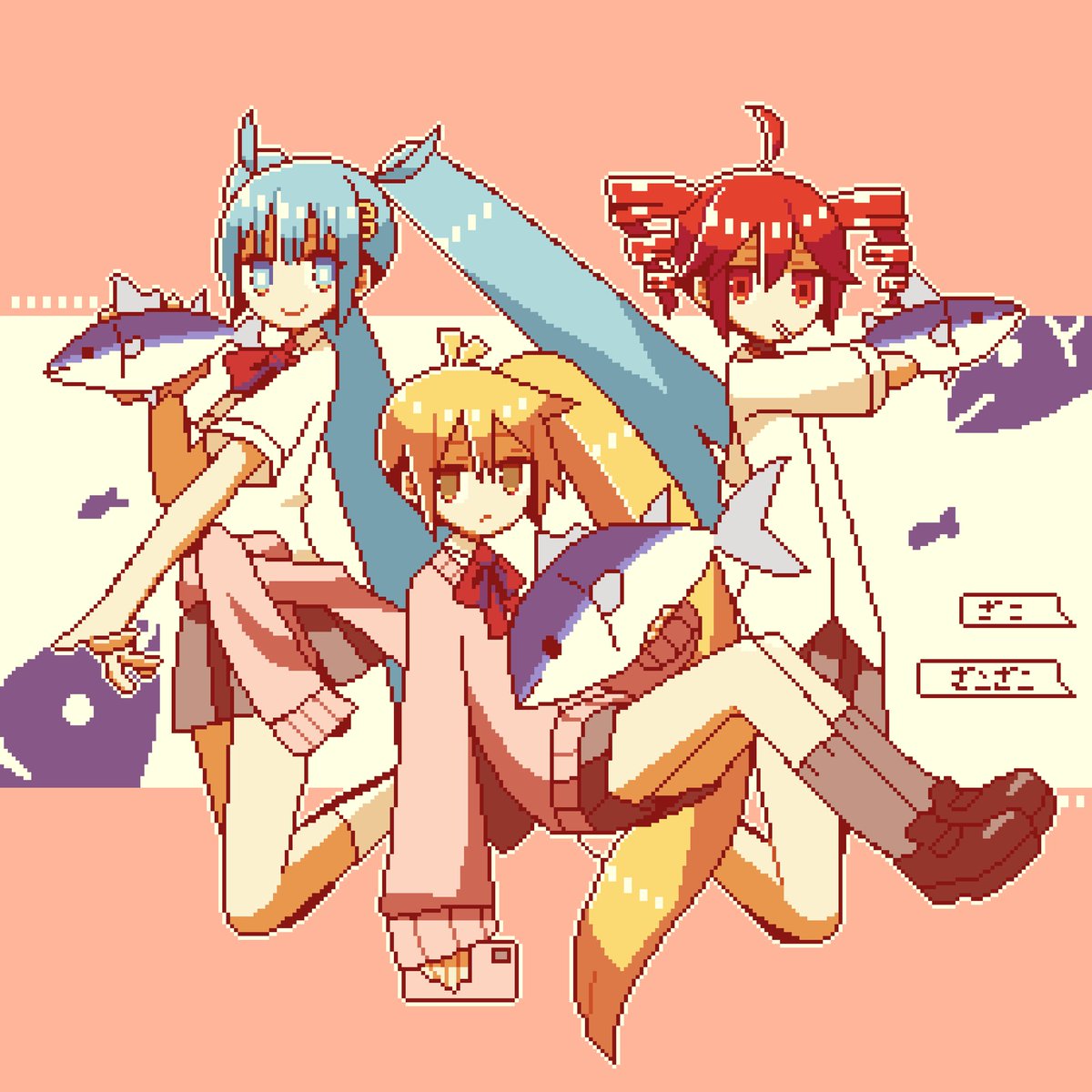 雑魚 #pixelart #亞北ネル