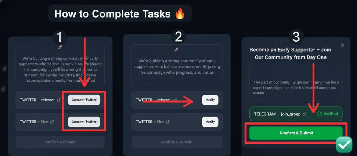 WRC_Bounty's tweet photo. WR Bounty — 3 Easy Steps 🔥

Connect → Verify → Submit

Complete the task and become an early supporter 🚀

#Worldapp #WRC #Bounty https://t.co/osgFgskNuT