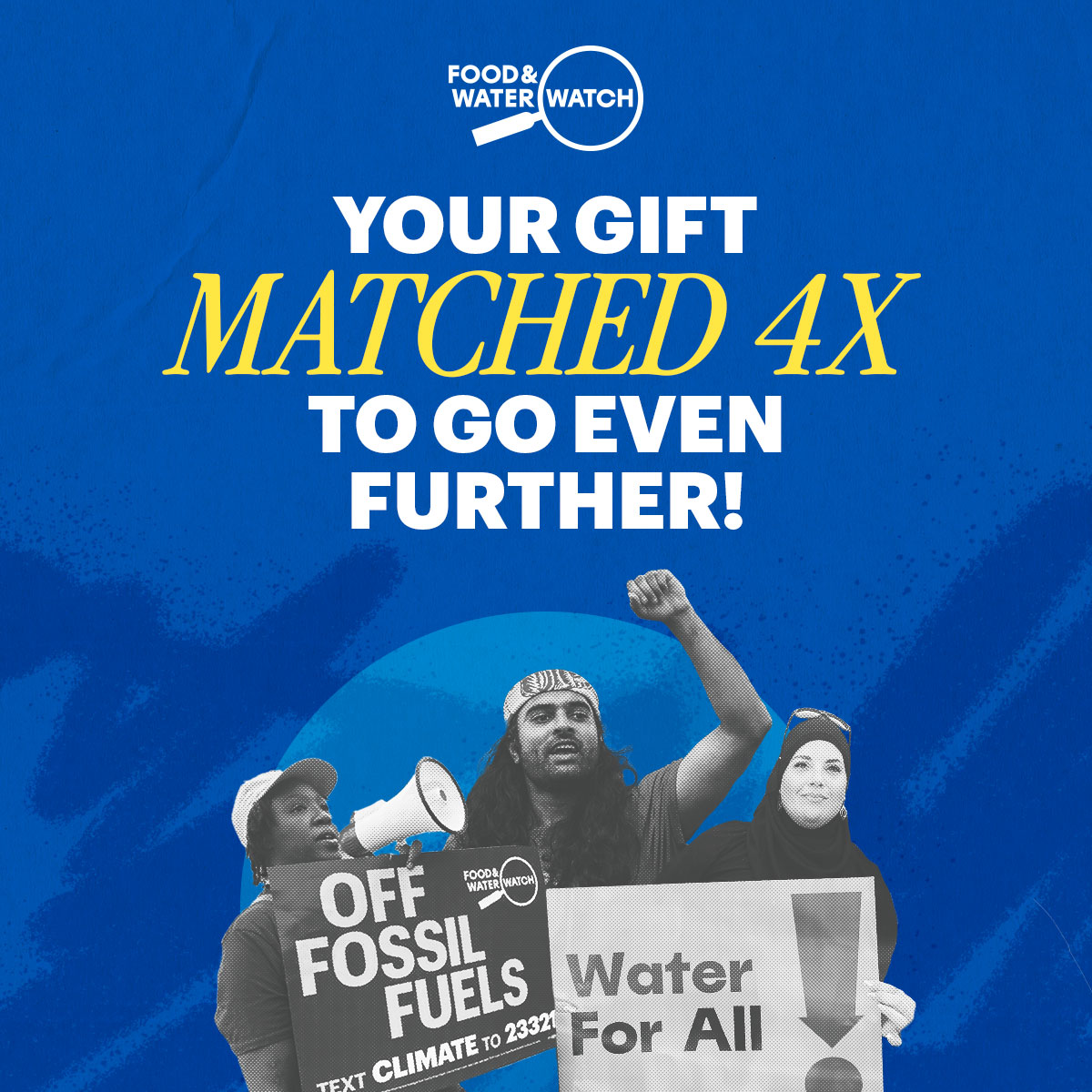 FWWOregon's tweet photo. @foodandwater is people-powered, which means we can’t organize to protect our food, water and climate without YOU. Power our work in 2026 and beyond by donating by MIDNIGHT tonight – your gift will make FOUR TIMES the impact! https://t.co/3HVmYjcnSU