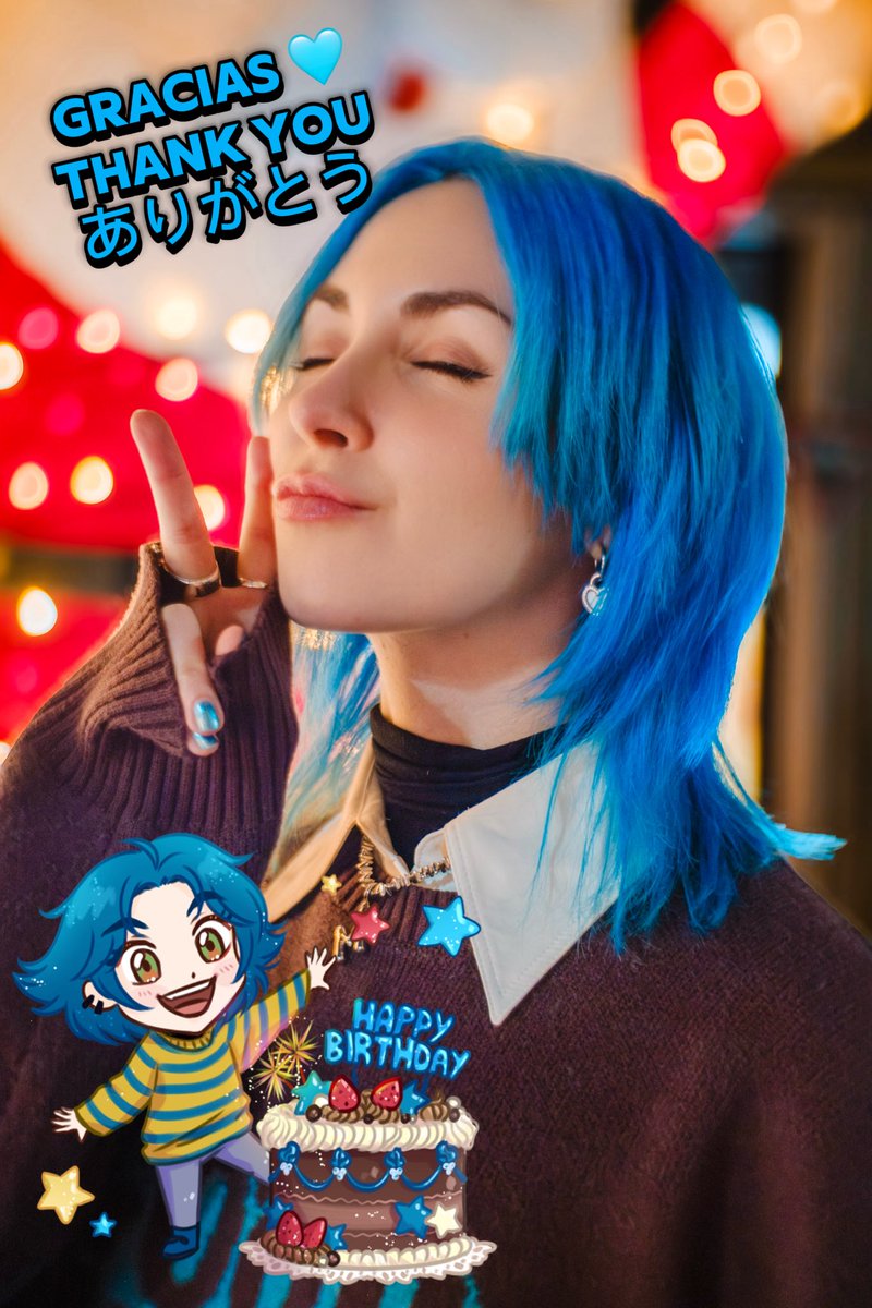 MandyBBlueOn's tweet photo. お誕生日のお祝いをたくさんありがとうございます!!💙🩵
. . .
Thank you for all the birthday wishes!!
. . .
GRACIAS a todos los que me felicitasteis🩵💙🩵💙🩵💙🩵💙
YOU ARE THE BEST
LOVE YOU ALL
#MANDYBBLUE https://t.co/YaZMH2Clxj