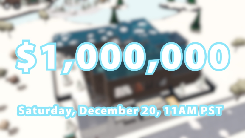 Hey everyone! This Saturday, December 20, at 11 AM PST, I’ll be hosting one of Bloxburg’s biggest obstacle course events. Players will compete for a top prize of 500,000 bloxburg cash and a game-pass of their choice. In total, 1 million bloxburg cash will be given away.

Prizes: