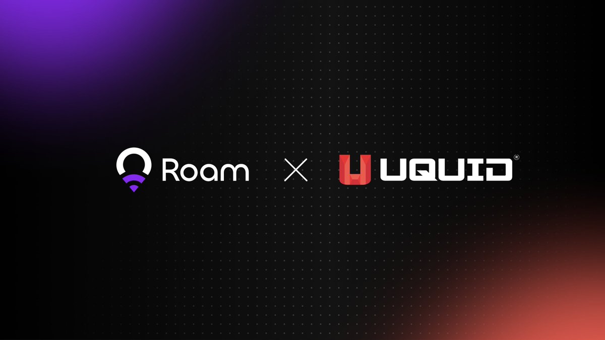 Roam X <a href="/uquidcard/">UQUID - Web3 Shopping Infrastructure</a> 

Roam is excited to announce a collaboration with Uquid and welcome them to Roam’s ecosystem. 

Uquid is a leading Web3 shopping infrastructure, supporting 178M+ products, 50+ payment methods, and 100+ tokens, with Payin3 Bitcoin available across 200+ countries