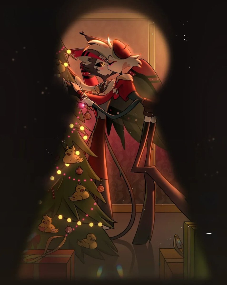 BaarbiiFresco's tweet photo. Unexpectedly Festive 💖
•
•
#HelluvaBoss 
#HazbinHotel 
#HelluvaBossFanart 
#HazbinHotelFanart 
#itsnotmyart 
#huskerdust 
#angeldust https://t.co/3ztBfvlyPq