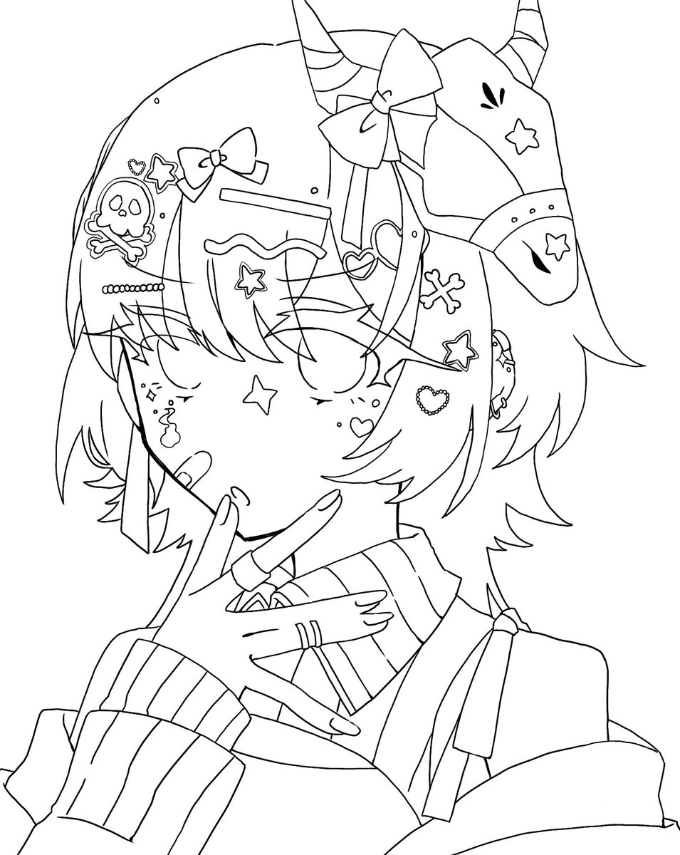 sigurennna_0206's tweet photo. 線画配布します！！塗ってくれると泣いて逆立ちして土下座します。
引用してくれるて分かりやすくて助かります🙏🙏 https://t.co/EzoQMe7fX4