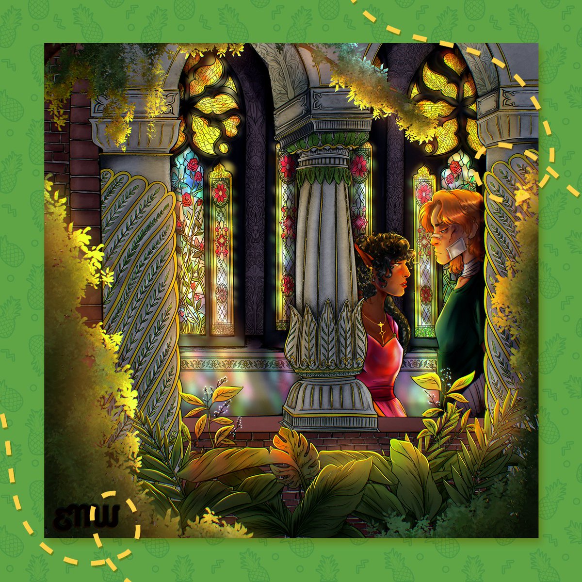 🫐Contributor Intro🫐
Hello. My name is Shawn Spencer, and this is my partner Homeskillet….oh wait I mean 
@/emwdraws (insta)!

@/emwdraws is joining us front and centre as a page artist! As a contributor to the Shawn spencer fan club there will be some goodies!