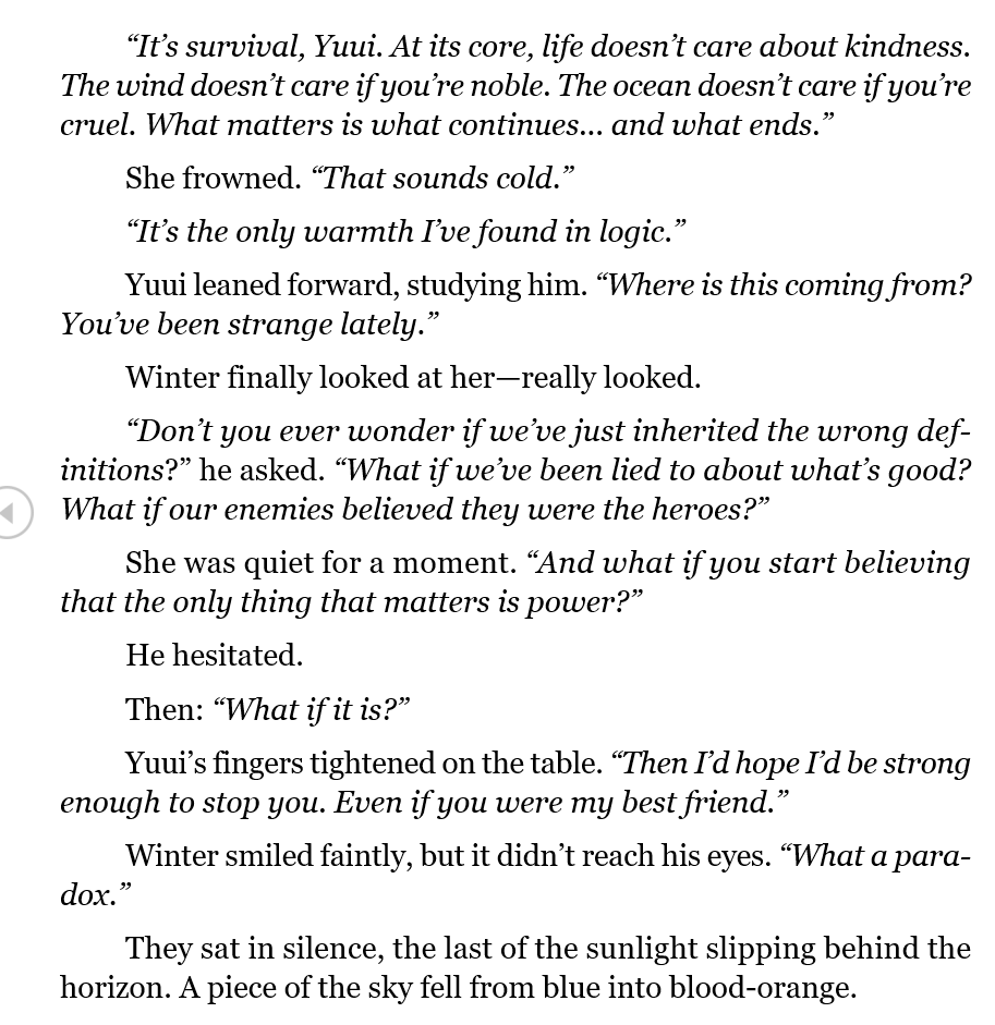 PawnBlood's tweet photo. "This is the prologue of my novel Blood Pawn: 400 New Years—where allies dream big... until one question cracks the world open.#AmWriting #EpicFantasy 
#DarkFantasy #BookTwitter #IndieAuthor https://t.co/oHsGSMKflL