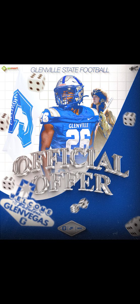 After a conversation with <a href="/CoachDrake50/">Ty Drake</a> I am blessed to say I have received an offer from <a href="/GlenvilleStFB/">Glenville State Football</a>!
#AGTG <a href="/OLDLUNI/">OL | DL University</a>