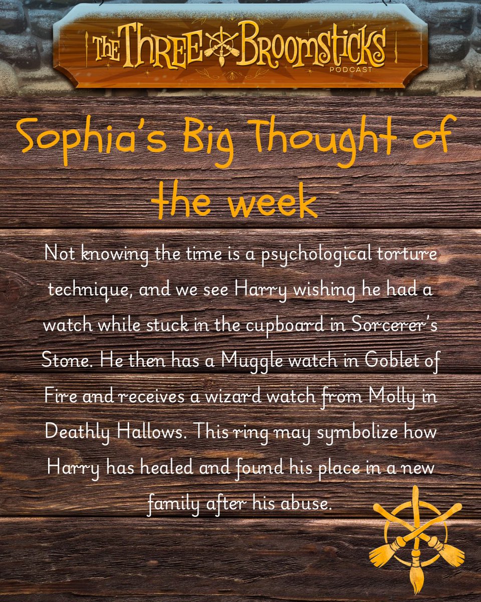 threebroompod's tweet image. Another big thought!  Watcha you think?
Join our Patreon patreon.com/3broomsticks?u…  and discuss more on our website threebroomstickspod.com

#HarryPotter