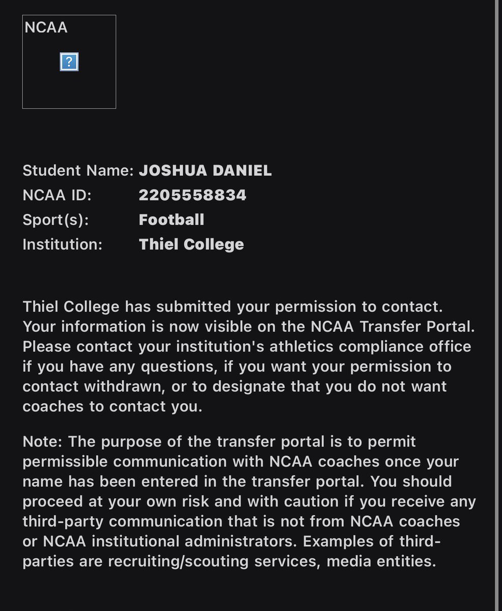 Josh Daniel tweet media