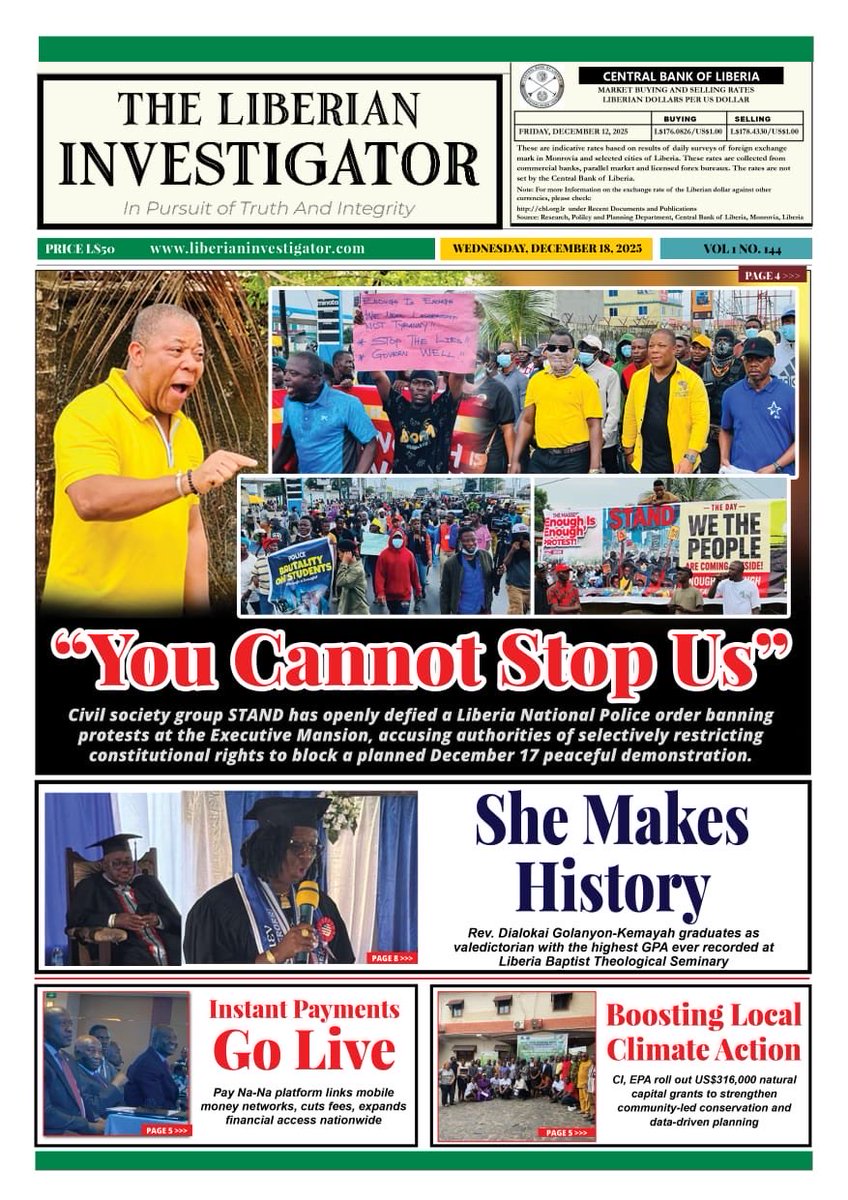 The Liberian Investigator tweet media