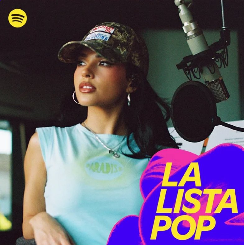 ChartBeckyG's tweet image. Becky G es portada en la playlist “La Lista Pop” que cuenta con 3.6M de seguidores.

— “Hablamos Mañana” es #1 en ella.