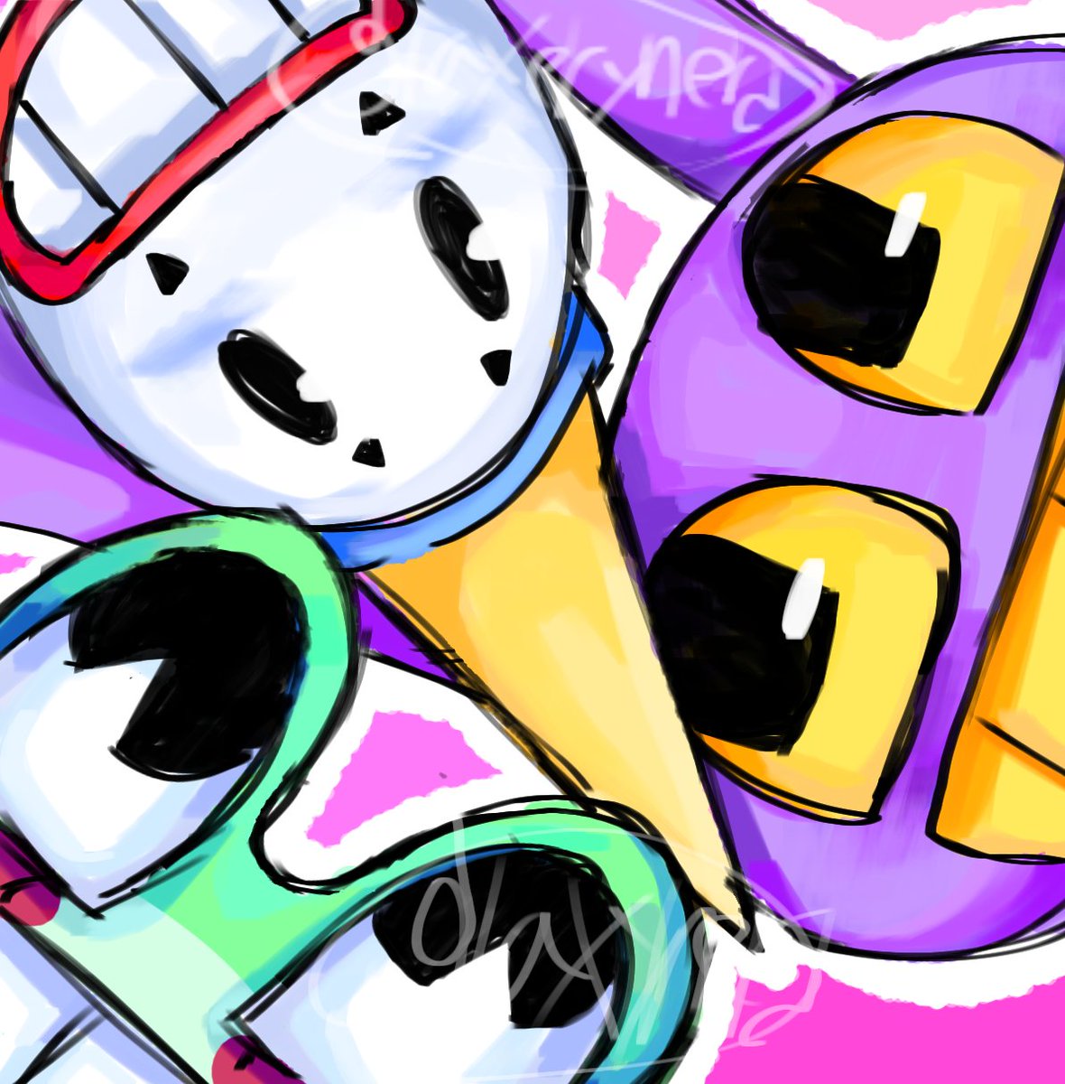 a_glaxynerd's tweet photo. the friend group in it's prime #tadc #tadcjax #tadcribbit #tadckaufmo #art https://t.co/C5IgYpu17p