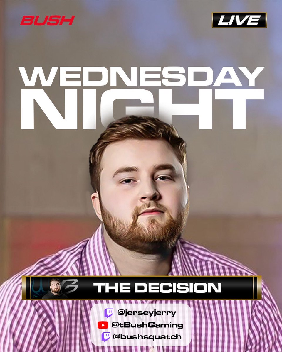 tBushGaming's tweet image. Official news coming soon 🌳