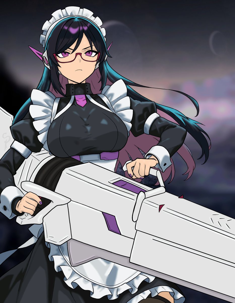 CritPix's tweet image. Mei, the hardened logic in a crew filled with emotional people! (Commission for @bubbaluf)

Also, I've never drawn such a massive canon with limited references.

#rebornasaspacemercenary #mei #maidservice #bitcheslovecannons #digitalart