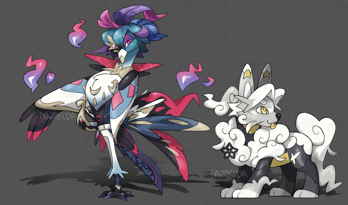 Turn Brant and Aalto into Pokémon  >:3
#fakemon #WutheringWaves just continue my silly idea. heuehehhehehehehe—