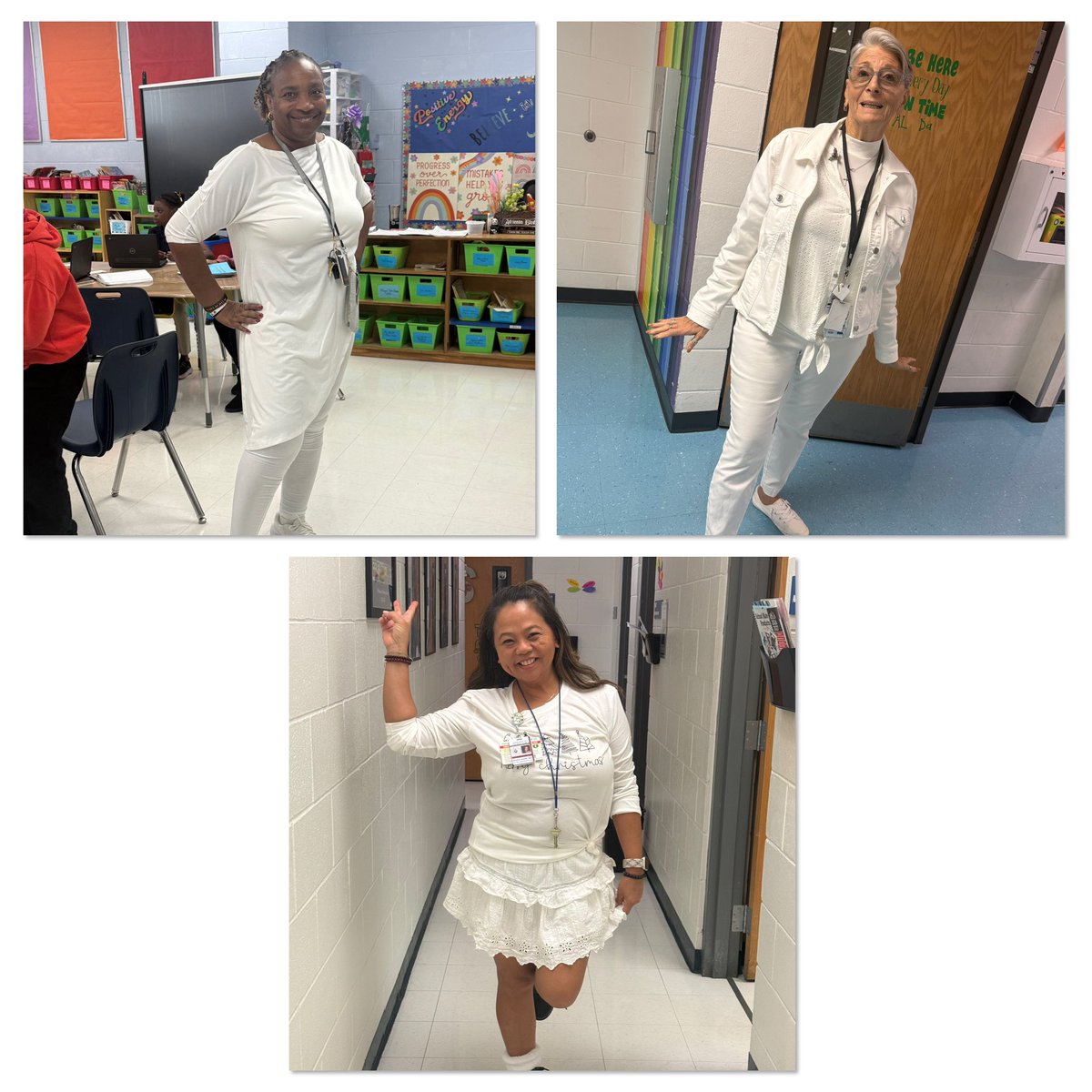 LaCristaParker's tweet photo. ❄️🤍 Winter Holiday Vibes Alert! 🤍❄️
@PoincianaStem students and staff rocked ALL WHITE attire today! Festive + frosty vibes all around ❄️✨
#WinterWhite #HolidayVibes #SchoolSpiritWeek @pbcsd @S_Stockman3 @InstSupSteiger @RachelCapitano @southPbcsd @C_MrsSkinner https://t.co/0MXLE8wfSY