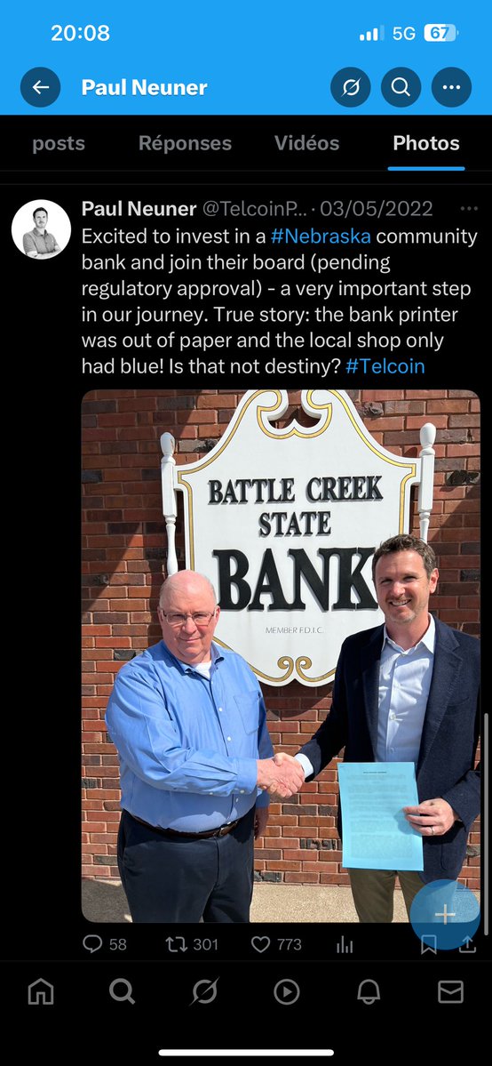 TELwhy's tweet image. #destiny $TEL blue ocean #DYOR:
✅Commu. bank Regulatory approval !
✅1st crypto Bank Charter 🇺🇲approved!
✅#TELcoin #DigitalAsset Bank to open NOW b4 #EoY
❎🇺🇲1st accepting wire or digital USD deposit to instantly grant #bank-issued $eUSD #stablecoin 
❎$tel x200 #FOMO
TTM #NFA
