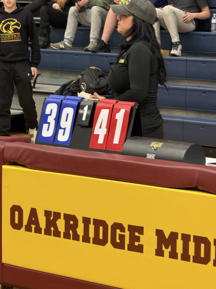 Proud of all of our wrestlers as they gutted out a BIG TIME W over rival OMS! #dirtybirds #TLTM #BeatTheRidge