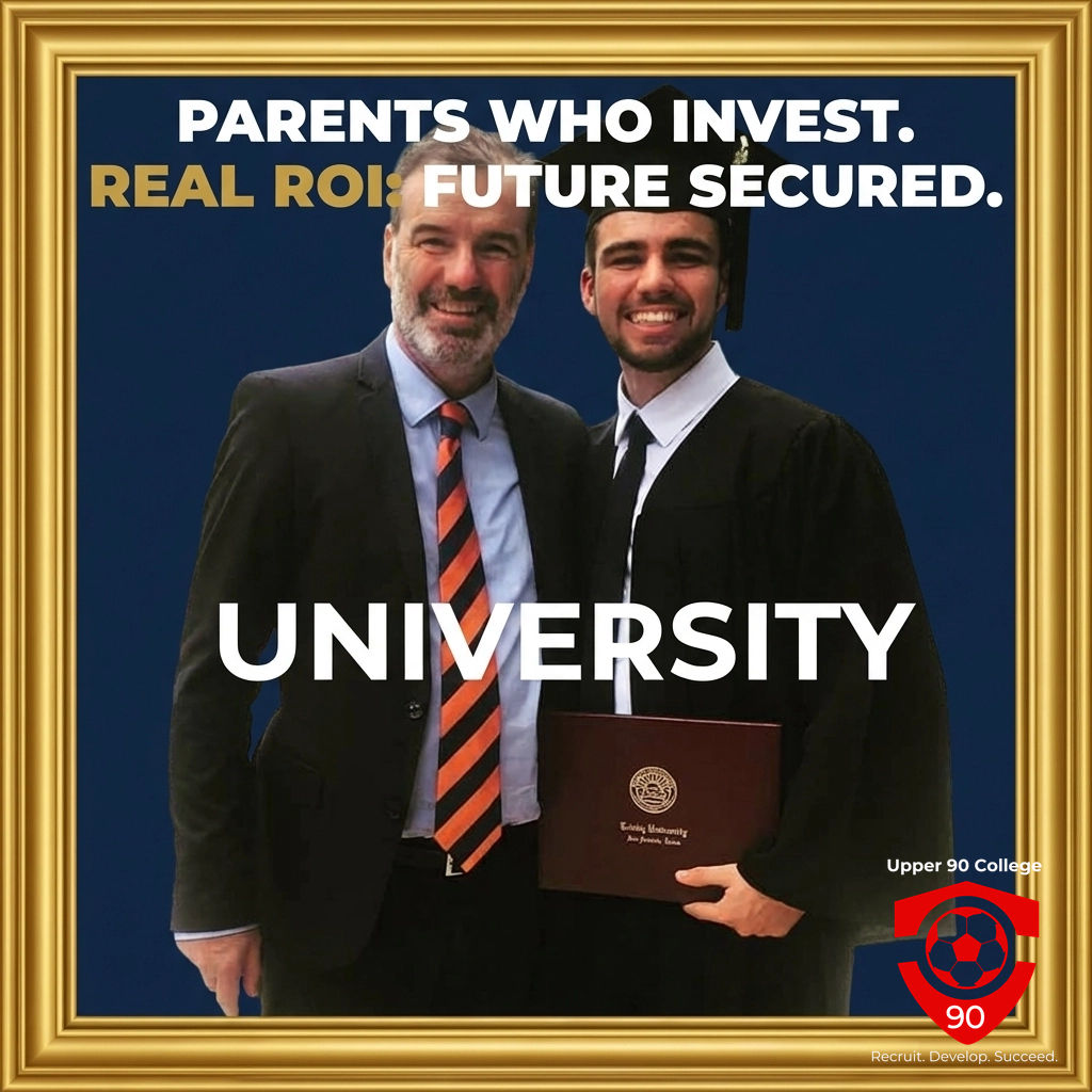 upper90APAC's tweet image. Behind every scholarship athlete is a parent who invested in their dream 🌟 The TRUE return? Degrees, championships, careers, and a legacy that lasts. Ready for your ROI? This is what U90 parents achieve. #ScholarshipSuccess #U90College