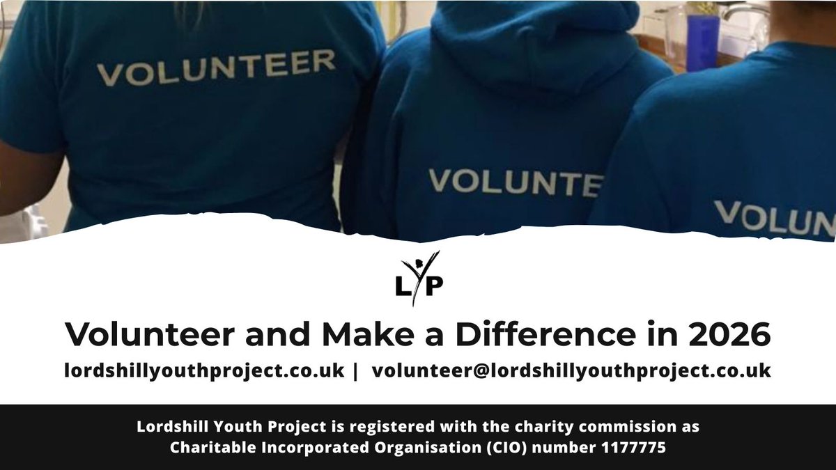 Want to make a real difference in 2026?
Join our amazing volunteer team at Lordshill Youth Project and help support young people in our community.

📩 volunteer@lordshillyouthproject.co.uk
🌐 lordshillyouthproject.co.uk

#Volunteer #Volunteering #Southampton #YouthWork #Community