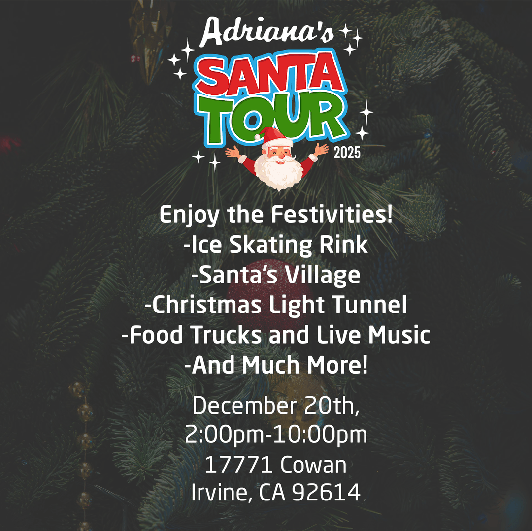 SkillSetGroup's tweet photo. SkillsetGroup is proud to announce we are sponsoring this amazing local holiday event! Come join us this Saturday at Adriana's Insurance in Irvine for an evening of festive fun for the whole family at Santa Tour 2025! Find the event on Eventbrite now! https://t.co/CSfKRiWOWm