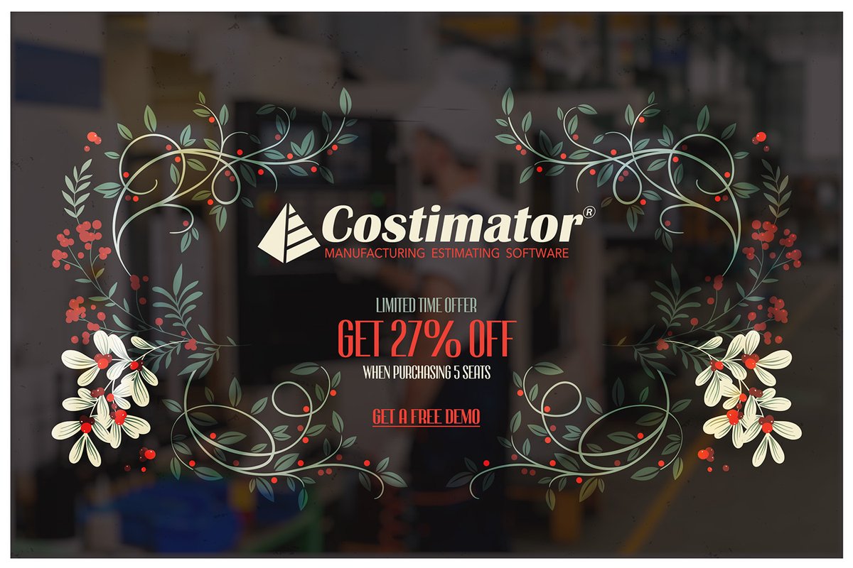 When cost estimating for manufacturing be sure to get the Real Deal for True Savings and Profits.  #manufacturing #estimating
Limited Time Offer - Get 27% Off When Purchasing 5 Seats of Costimator
Get a Free Demo: mtisystems.com/get-demo.html