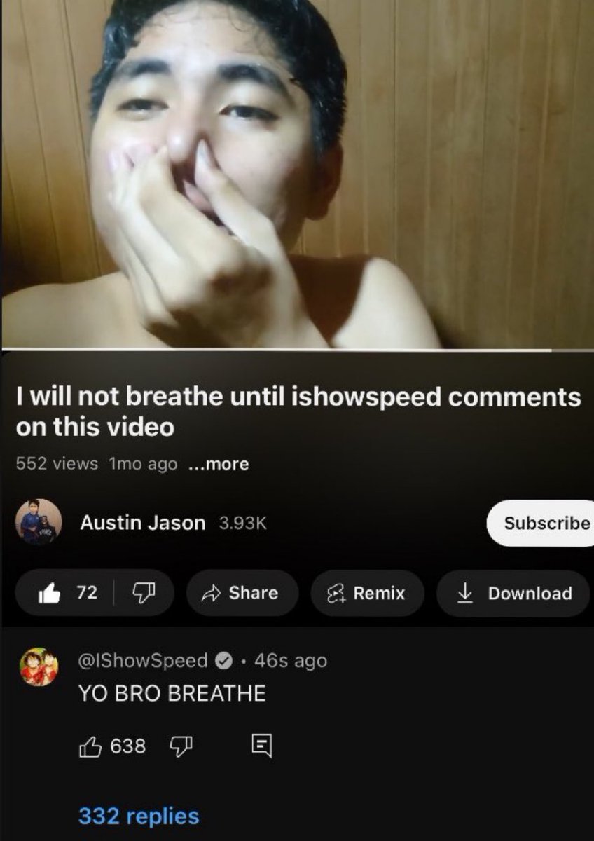 Speed is not a real person 😂