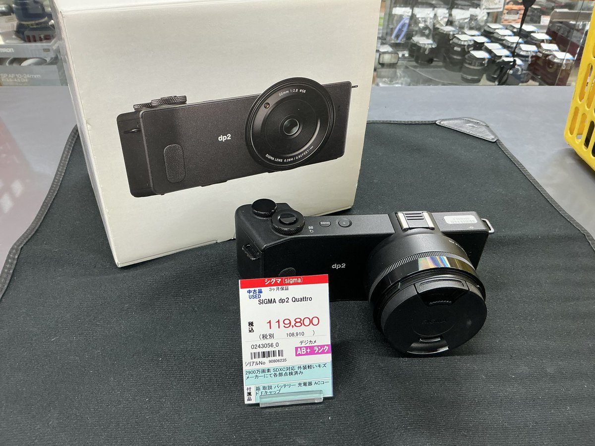 本日の入荷分です(⸝⸝>ω<⸝⸝) Canon EOS R6やSIGMA dp2Quattroなど
