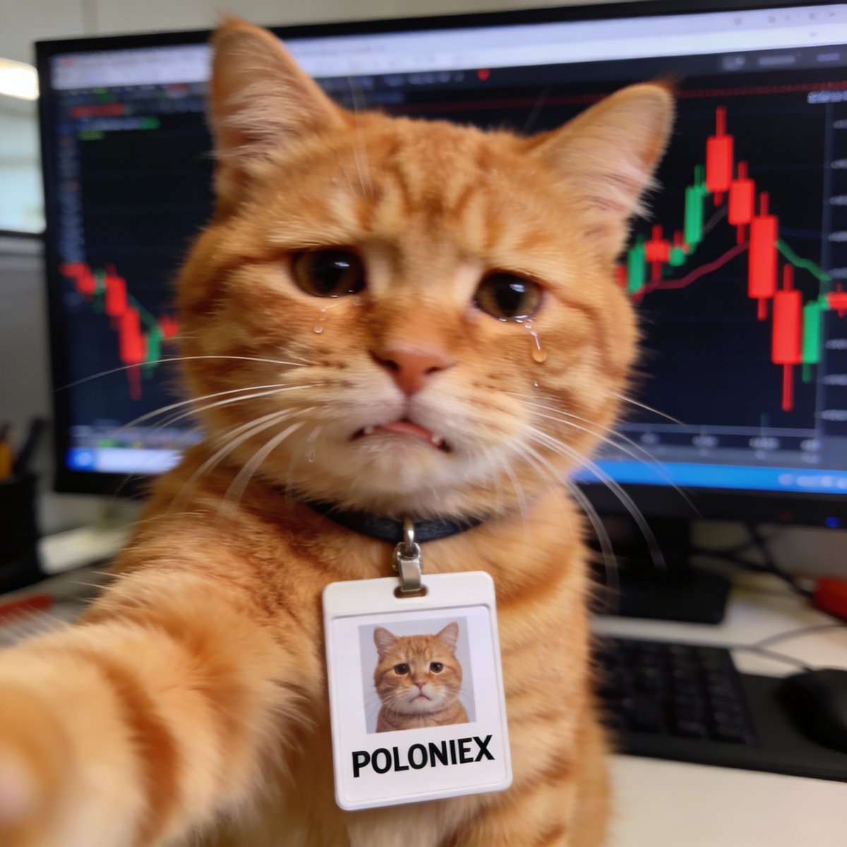 First week at Poloniex.

Market: FULL VOLATILITY MODE

Me: confused cat noises 🐱📉