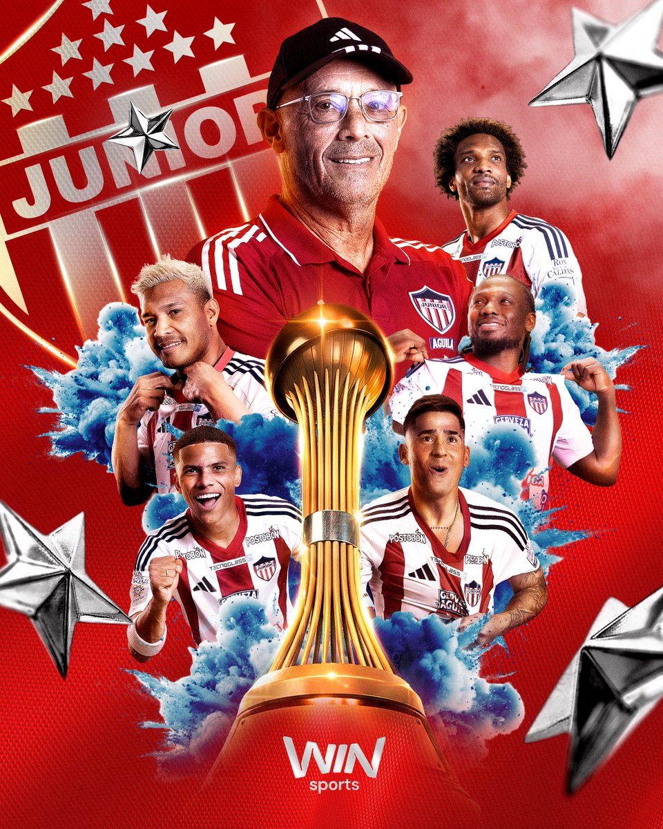 ⭐🇨🇴 ¡JUNIOR DE BARRANQUILLA ES EL NUEVO CAMPEÓN DE LA LIGA BETPLAY! 🇨🇴⭐

🦈 ¡EL TIBURÓN CAZÓ AL TOLIMA CON UN GLOBAL DE 4-0 Y CONSIGUIÓ SU UNDÉCIMA ESTRELLA EN EL FPC!

👑 SALUDEN AL NUEVO MONARCA DE NUESTRO FÚTBOL 👑

#JuniorCampeón