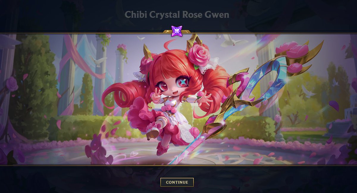 ReplyMichael's tweet image. I GOT CHIBI CRYSTAL ROSE GWEN ON MY LAST TOKEN #KEEPGAMBLING