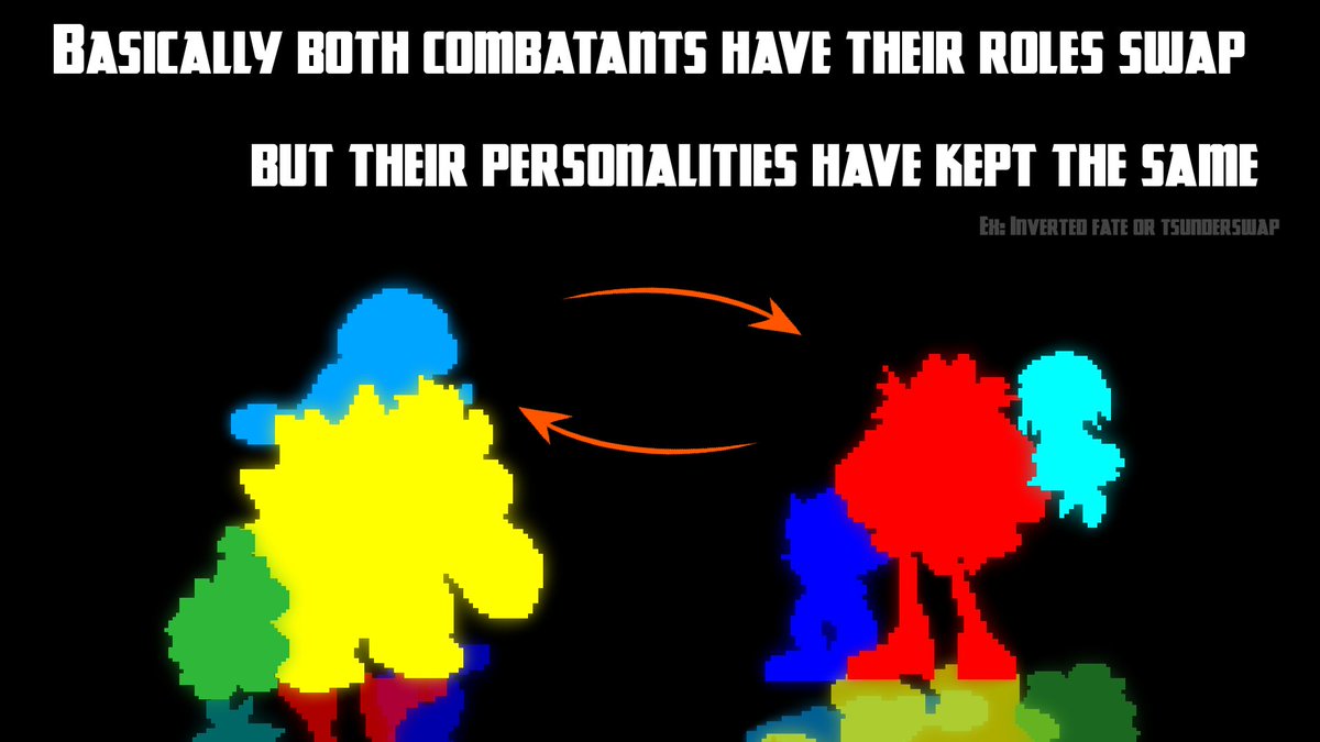 Tired_Pestitve's tweet image. Idea i had with this.
#DEATHBATTLE #swapAU