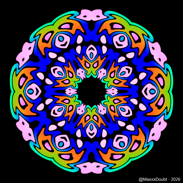 MaxxxDoubt's tweet photo. – Max's Mandalas – 
#mandala #kaleidoscope #generativeart #imagemagick #kaleidoscopic #generative #digitalart #rodeo #kaleidosaturday 

Friscola https://t.co/ff2OKehDrb