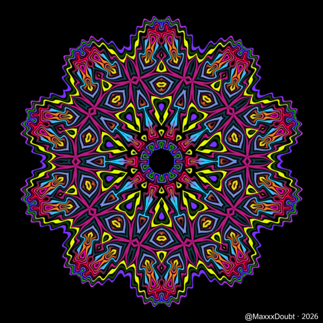 MaxxxDoubt's tweet photo. – Max's Mandalas – 
#mandala #kaleidoscope #digitalart #kaleidoscopic #generative #generativeart #confirmed #imagemagick #kaleidosaturday 

Grealist https://t.co/uv72Fzbz9S