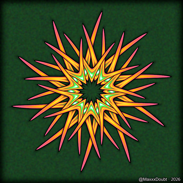 MaxxxDoubt's tweet photo. – Max's Mandalas – 
#mandala #kaleidoscope #generativeart #imagemagick #kaleidoscopic #stirred #digitalart #generative #kaleidosaturday 

Malfortative https://t.co/gL11btiyaM