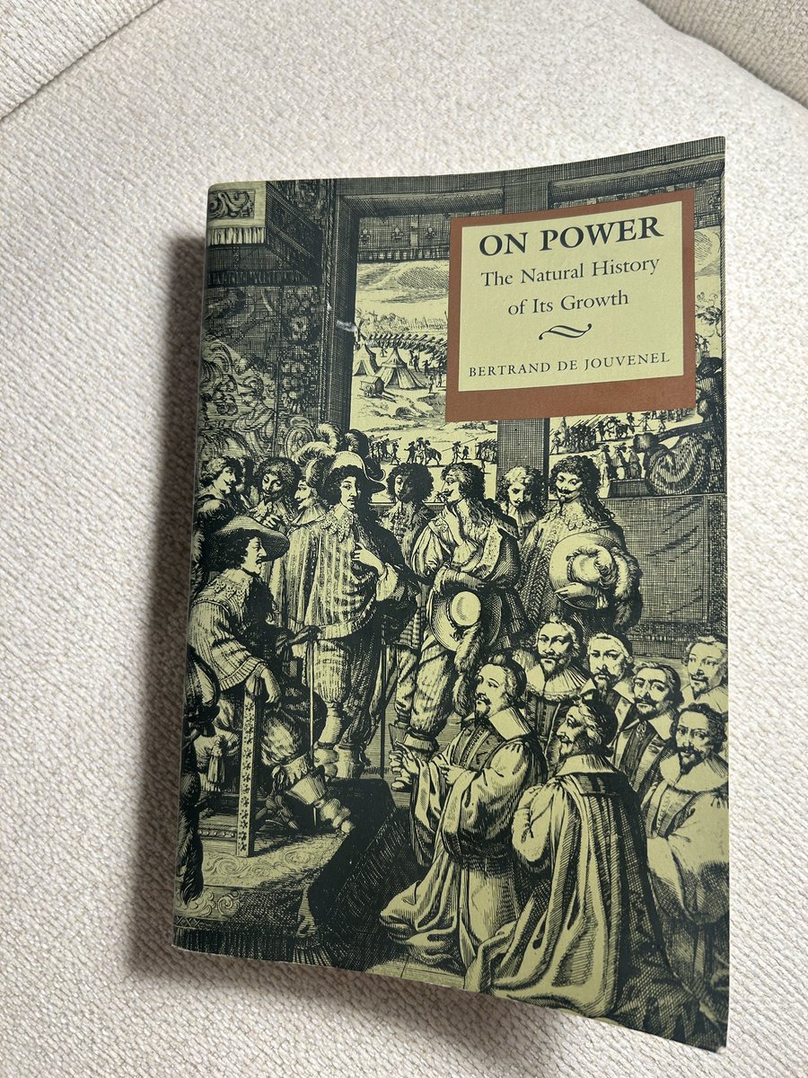 I was not sure what to expect from this book. It is truly outstanding. Top 1% of political books. Rivals Carl Schmitt. Review soon.