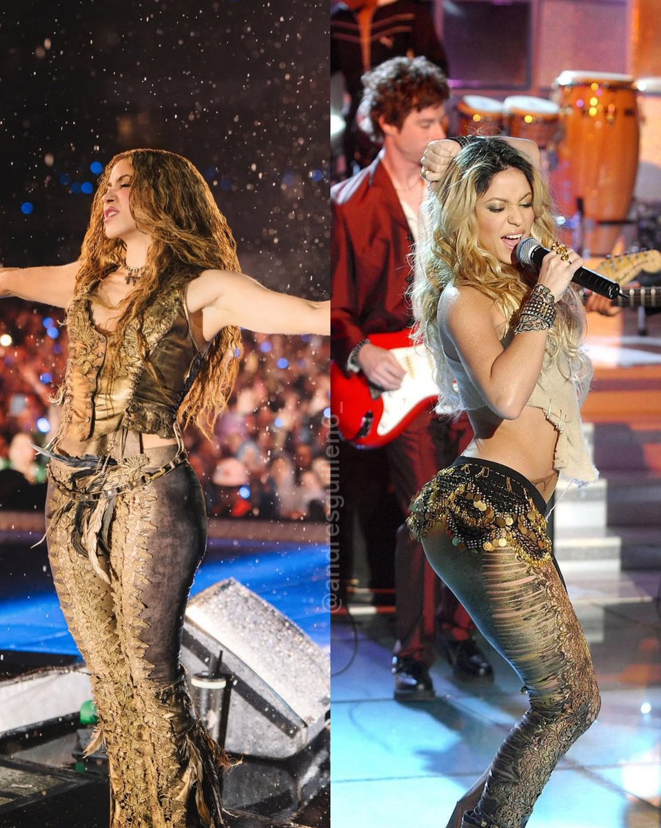Hay cosas que nunca cambian y los pantalones de cuero son un sello tan característico de @Shakira ❤️😍

2025/2002 🫶🏼✨