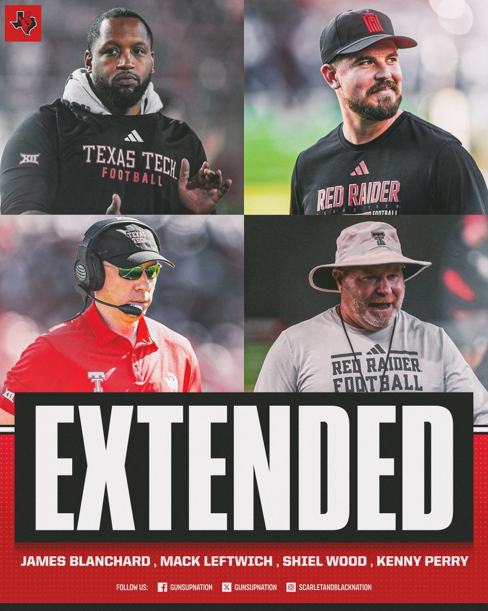 gunsupnation's tweet image. 🏈 𝗘𝗫𝗧𝗘𝗡𝗗𝗘𝗗: James Blanchard, Mack Leftwich, Shiel Wood, &amp;amp; Kenny Perry have all received contract extensions!