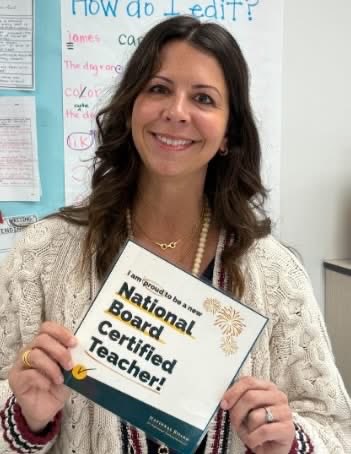 OldHundredES's tweet photo. Congratulations, Mrs. Gardner and Mrs. Haskins! They achieved their National Board Certified Teacher certification! Achieving National Board Certification represents a significant commitment to professional growth and a deep dedication to advancing teaching and learning. https://t.co/Dn4r6dqIkX