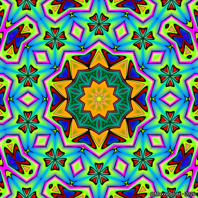 MaxxxDoubt's tweet photo. – Max's Mandalas – 
#mandala #kaleidoscopic #digitalart #clicker #generative #kaleidoscope #imagemagick #generativeart #kaleidosaturday 

Tamoya Cart https://t.co/v7FeoNcVRs