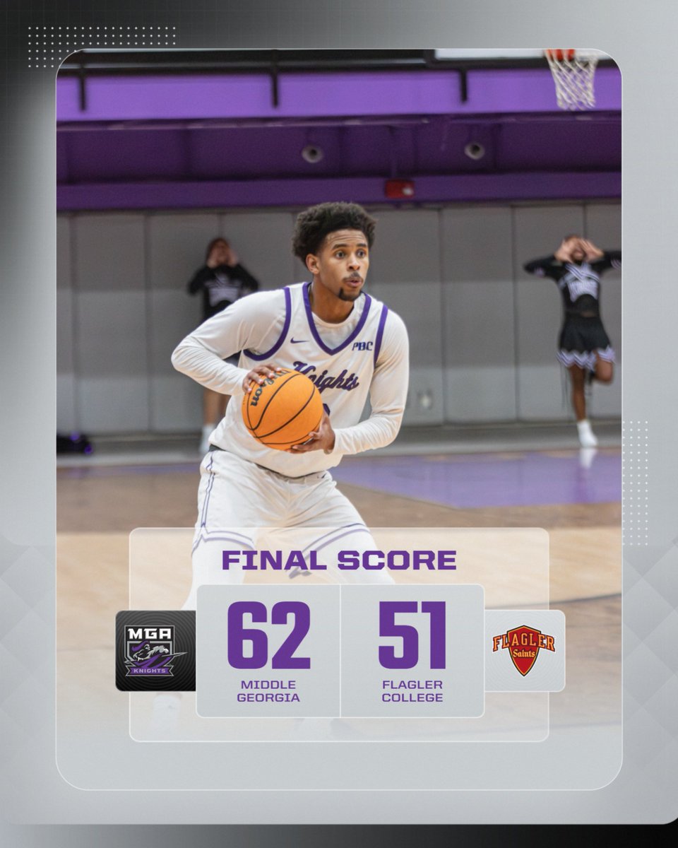 MGAKnights's tweet image. Men's Basketball handles the Saints for first Peach Belt Conference win! #GoKnights #LightTheTorch