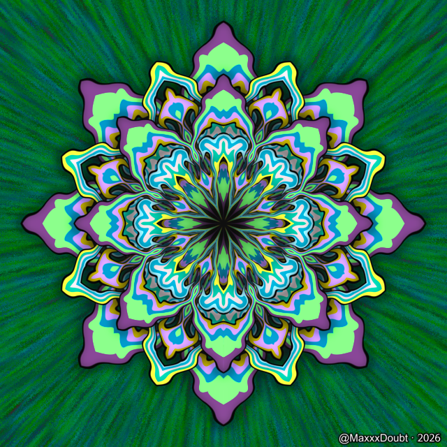 MaxxxDoubt's tweet photo. – Max's Mandalas – 
#mandala #kaleidoscope #codeart #radial #colorful #digitalart #generative #generativeart #charmed #imagemagick #kaleidosaturday 

Wingaze Staff https://t.co/doXUSGVIih