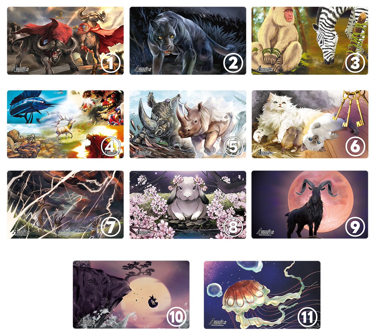 兎(ラビハン)デッキ 全種4枚セットまとめ売り アニマルカードゲーム 運命の物語 公式】アニマルカードゲーム【ブースターパック「運命の物語」好評発売
